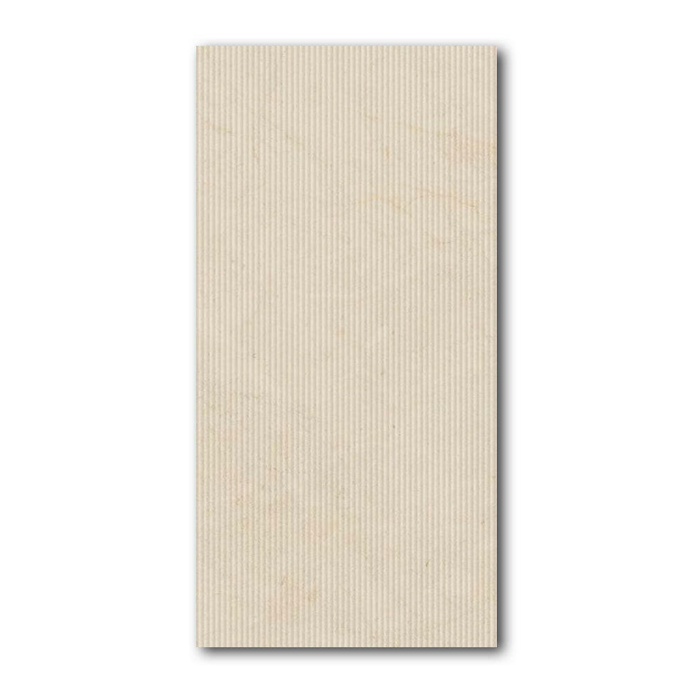 24x48 Teknova Crema Cannette Matte Limestone Look Porcelain Wall Tile 24x48 Teknova Crema Cannette Matte Limestone Look Porcelain Wall Tile - American Tile Depot