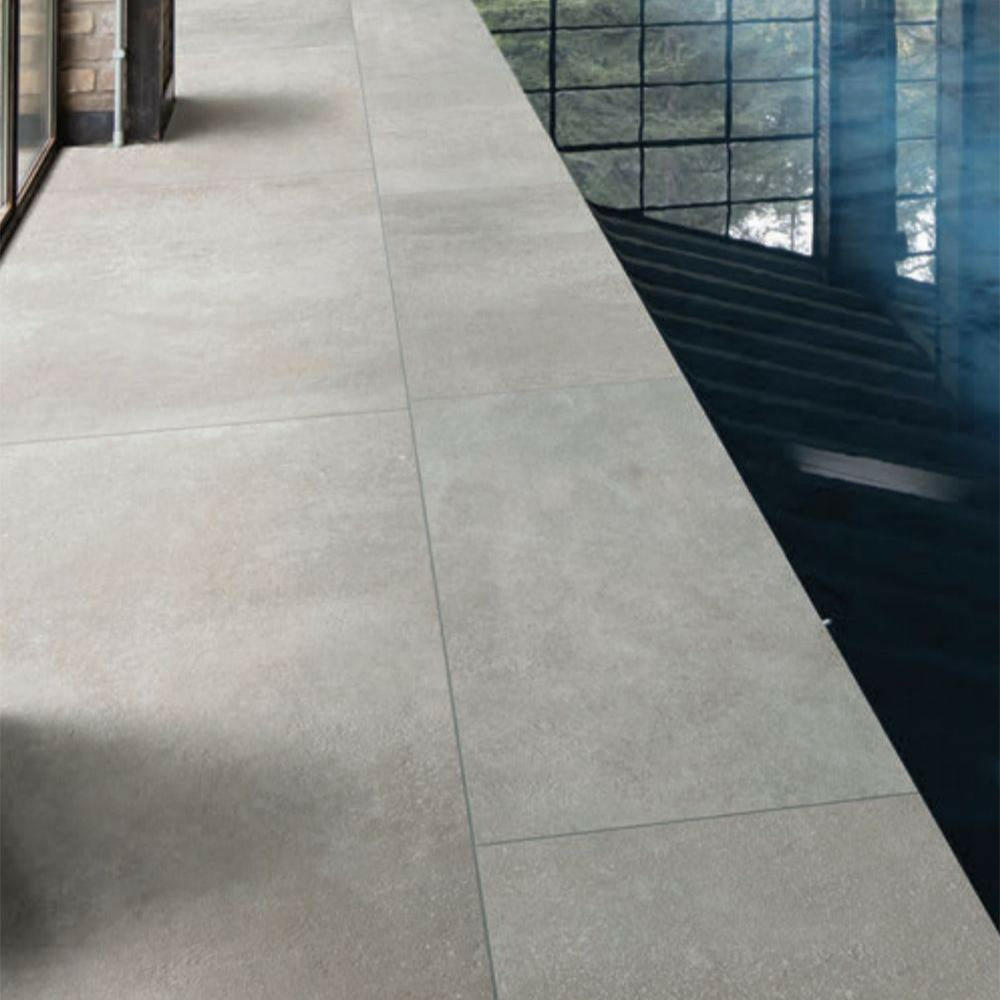 24x48 Temper Frost Matte Metal Look Porcelain Tile 24x48 Temper Frost Matte Metal Look Porcelain Tile - American Tile Depot