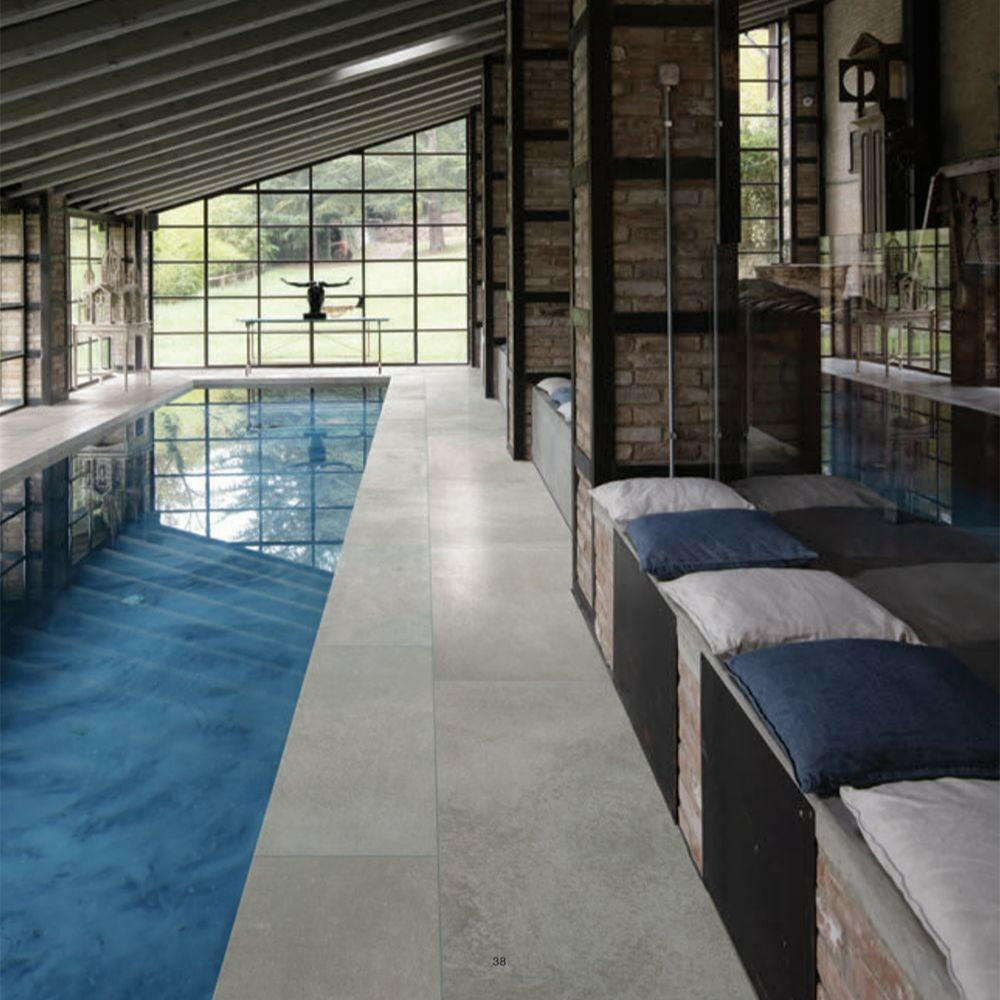 24x48 Temper Frost Matte Metal Look Porcelain Tile 24x48 Temper Frost Matte Metal Look Porcelain Tile - American Tile Depot