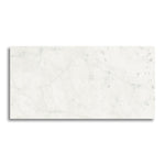 24x48 Tempesta White Glossy Polished Marble Look Porcelain Tile - American Tile Depot