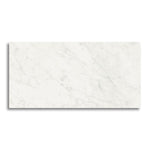 24x48 Tempesta White Glossy Polished Marble Look Porcelain Tile - American Tile Depot