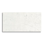 24x48 Tempesta White Glossy Polished Marble Look Porcelain Tile - American Tile Depot