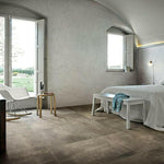 24x48 Thivora Brun Matte Concrete Look Porcelain Tile 24x48 Thivora Brun Matte Concrete Look Porcelain Tile - American Tile Depot