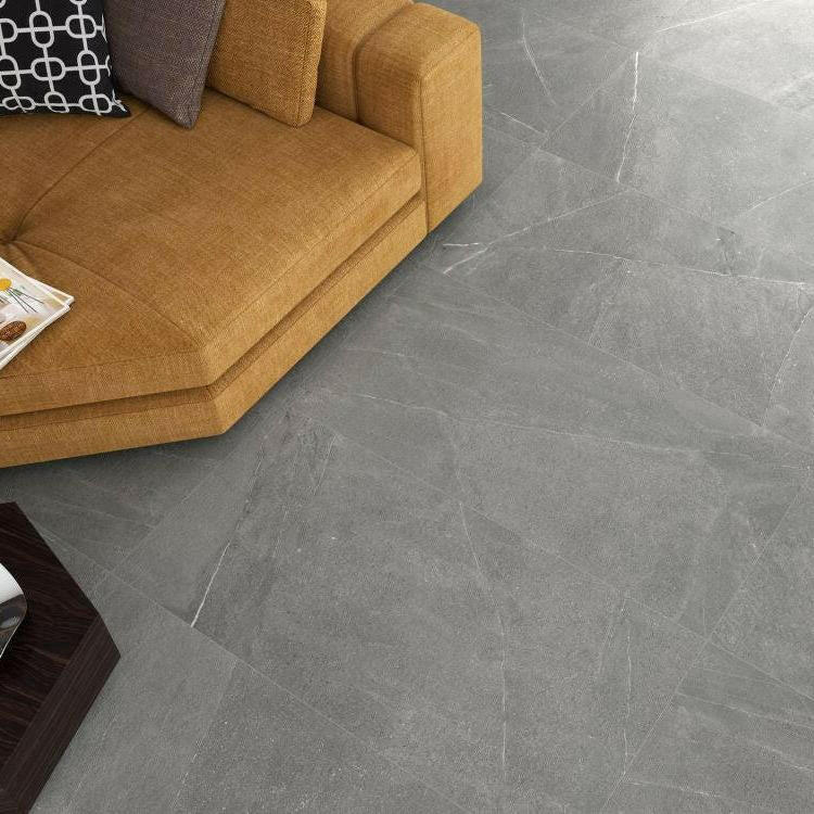 24x48 Trelora Argent Matte Limestone Look Porcelain Tile 24x48 Trelora Argent Matte Limestone Look Porcelain Tile - American Tile Depot