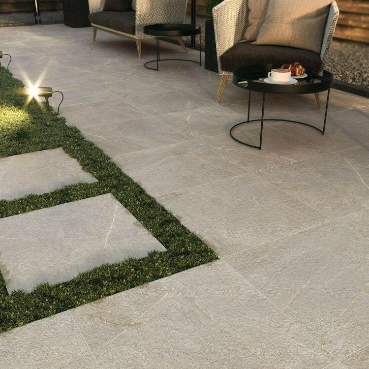 24x48 Trelora Bone Matte Limestone Look Porcelain Tile 24x48 Trelora Bone Matte Limestone Look Porcelain Tile - American Tile Depot