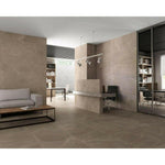 24x48 Trelora Noce Matte Limestone Look Porcelain Tile 24x48 Trelora Noce Matte Limestone Look Porcelain Tile - American Tile Depot