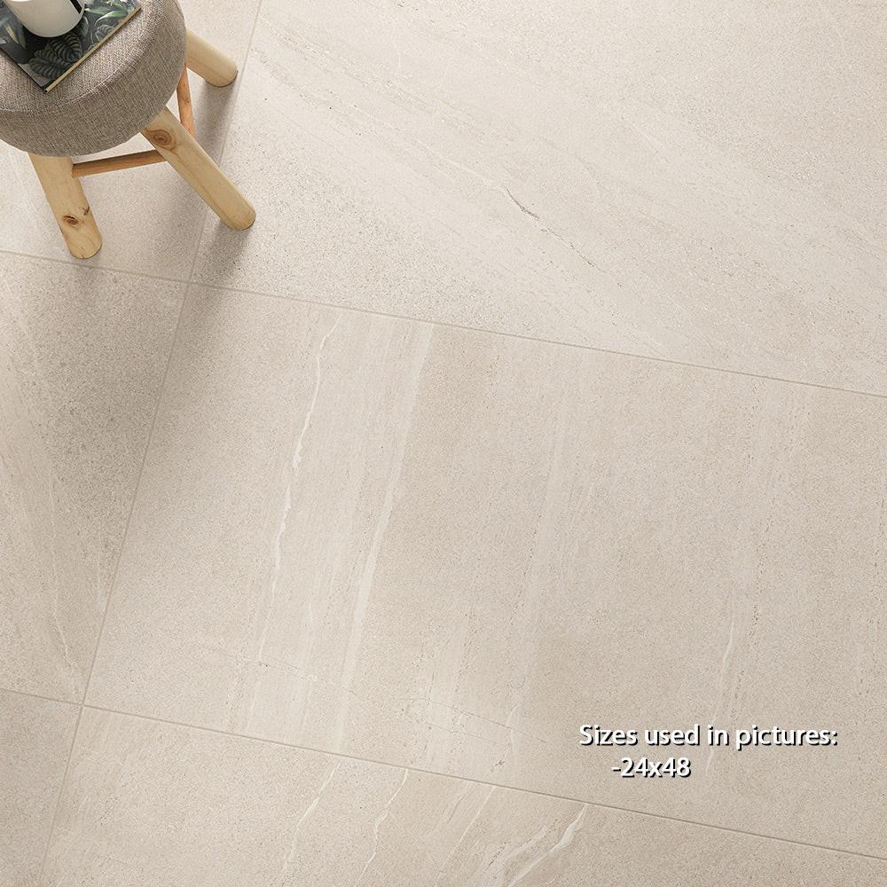 24x48 Trex Ivory Natural Stone Look Porcelain Tile 24x48 Trex Ivory Natural Stone Look Porcelain Tile - American Tile Depot