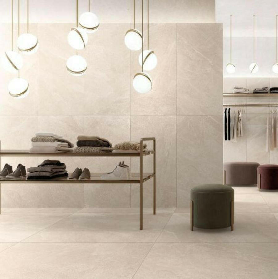 24x48 Urvella Ivory Matte & Grip Limestone Look Porcelain Tile 24x48 Urvella Ivory Matte & Grip Limestone Look Porcelain Tile - American Tile Depot