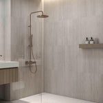 24x48 Valmont Gray Travertine Look Matte Porcelain Tile 24x48 Valmont Gray Travertine Look Matte Porcelain Tile - American Tile Depot