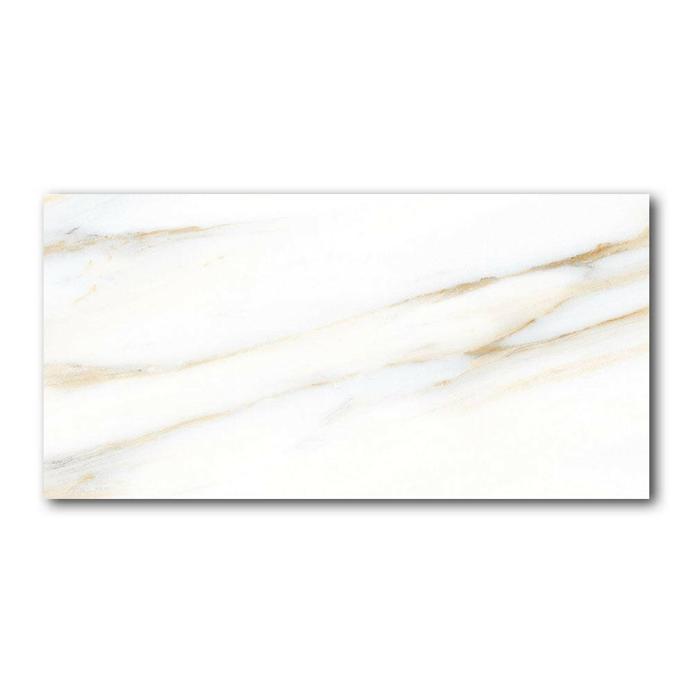 24x48 Veno Calacatta Gold Marble Look Polished Porcelain Tile 24x48 Veno Calacatta Gold Marble Look Polished Porcelain Tile - American Tile Depot