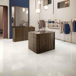 24x48 Viaura Cross Cut White Matte Travertine Look Porcelain Tile 24x48 Viaura Cross Cut White Matte Travertine Look Porcelain Tile - American Tile Depot