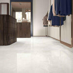 24x48 Viaura Cross Cut White Polished Travertine Look Porcelain Tile 24x48 Viaura Cross Cut White Polished Travertine Look Porcelain Tile - American Tile Depot