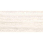 24x48 Viaura Vein Cut White Polished Travertine Look Porcelain Tile 24x48 Viaura Vein Cut White Polished Travertine Look Porcelain Tile - American Tile Depot