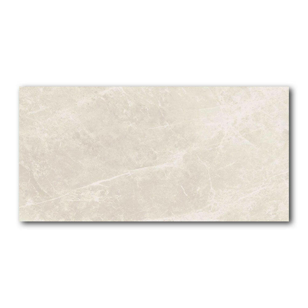 24x48 Virelia White Luc Glossy Marble Look Porcelain Tile 24x48 Virelia White Luc Glossy Marble Look Porcelain Tile - American Tile Depot