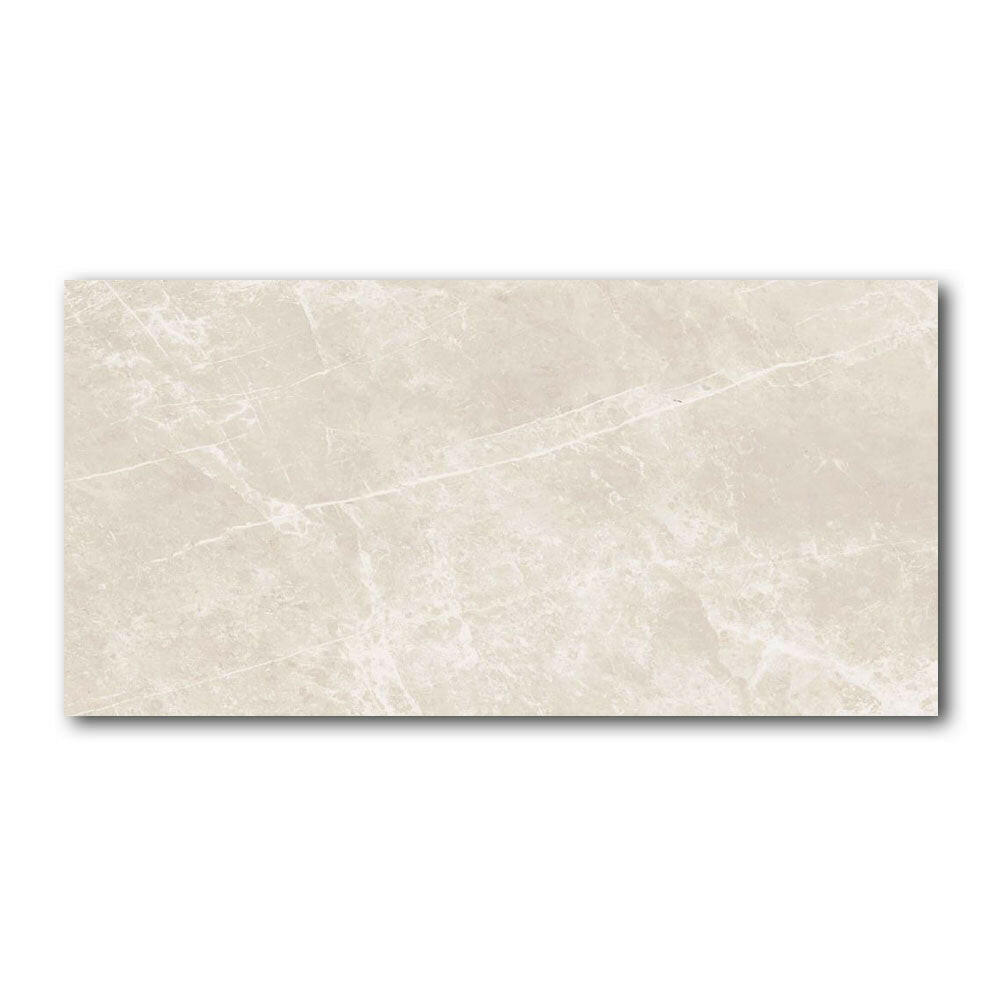 24x48 Virelia White Luc Glossy Marble Look Porcelain Tile 24x48 Virelia White Luc Glossy Marble Look Porcelain Tile - American Tile Depot