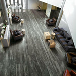 24x48 Vorix Black Glossy Travertine Look Porcelain Tile 24x48 Vorix Black Glossy Travertine Look Porcelain Tile - American Tile Depot