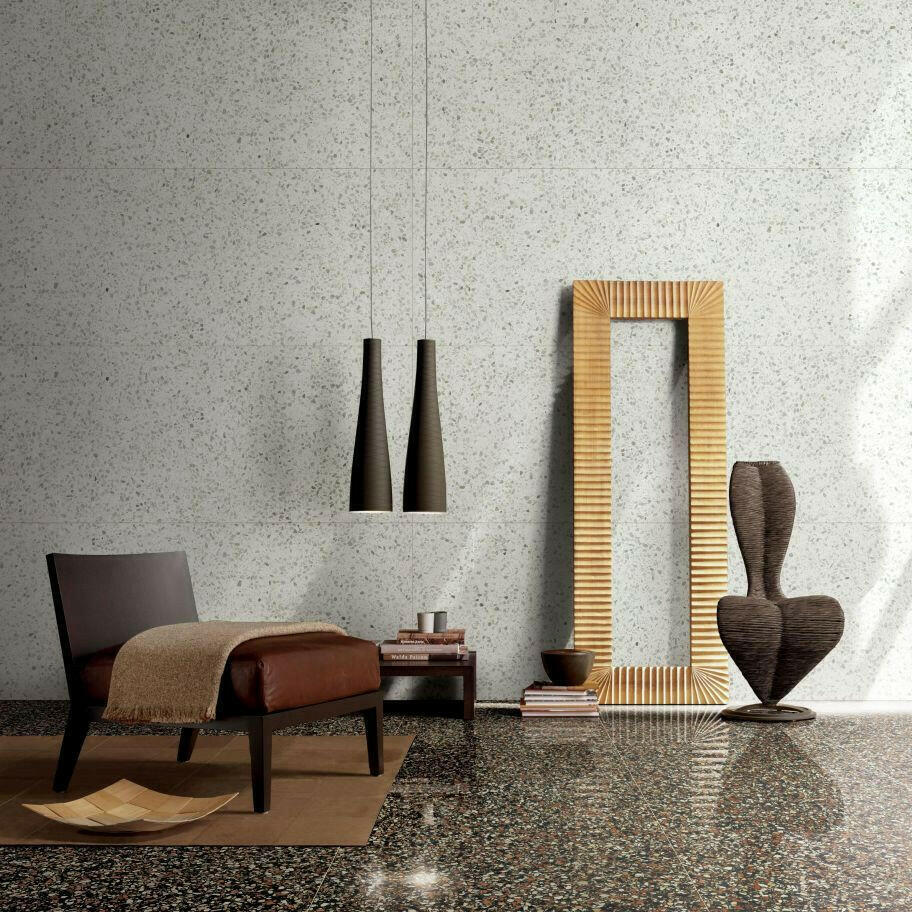 24x48 Zivra Castello Luc Glossy Terrazzo Look Porcelain Tile 24x48 Zivra Castello Luc Glossy Terrazzo Look Porcelain Tile - American Tile Depot