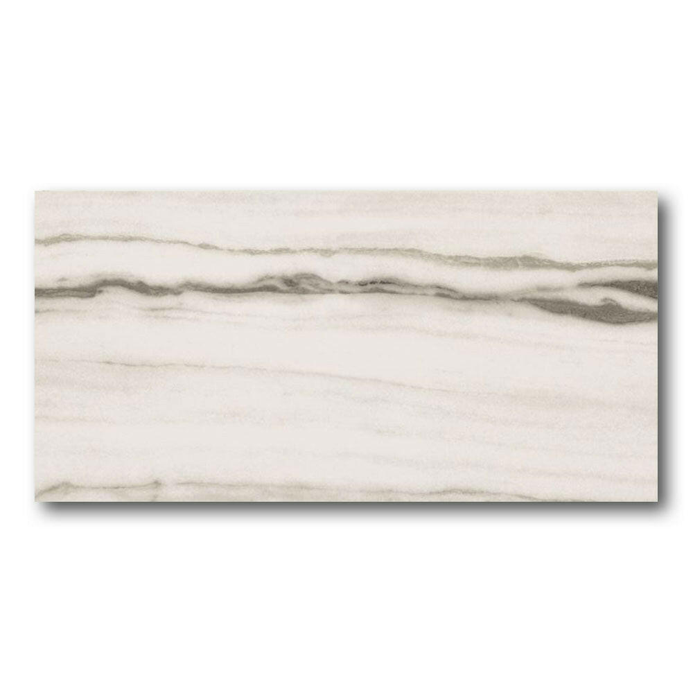 24x48 Zyrelle White Fantasy Glossy Polished Marble Look Porcelain Tile 24x48 Zyrelle White Fantasy Glossy Polished Marble Look Porcelain Tile - American Tile Depot