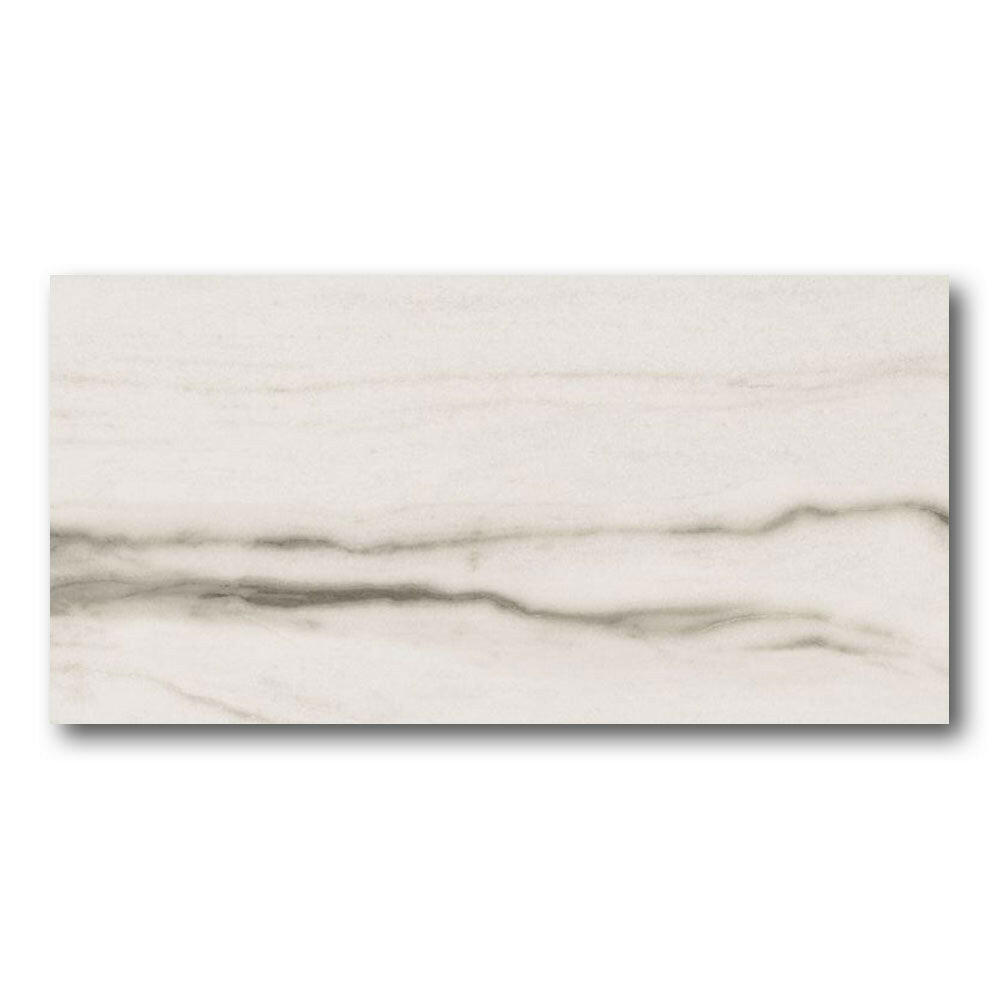 24x48 Zyrelle White Fantasy Glossy Polished Marble Look Porcelain Tile 24x48 Zyrelle White Fantasy Glossy Polished Marble Look Porcelain Tile - American Tile Depot