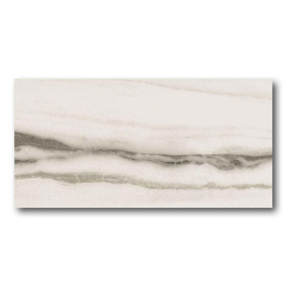 24x48 Zyrelle White Fantasy Glossy Polished Marble Look Porcelain Tile 24x48 Zyrelle White Fantasy Glossy Polished Marble Look Porcelain Tile - American Tile Depot