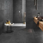 24x48 Aurelian Torrento Dark Slate Look Matte Porcelain Tile-American Tile Depot