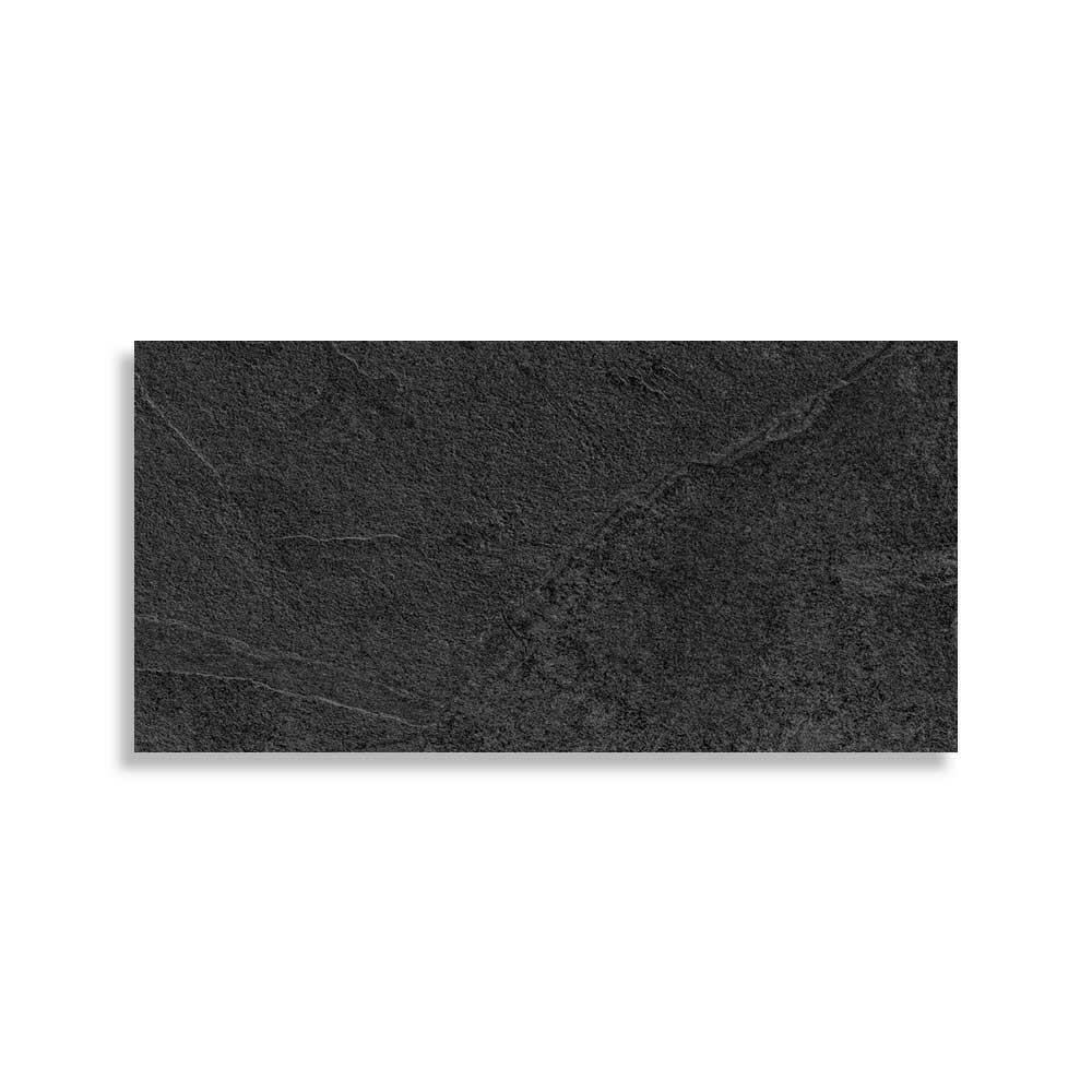 24x48 Aurelian Torrento Dark Slate Look Matte Porcelain Tile-American Tile Depot