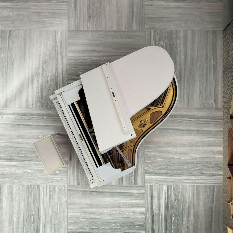 24x48 Prexious Pearl Attraction Glossy Marble Look Porcelain Tile-American Tile Depot