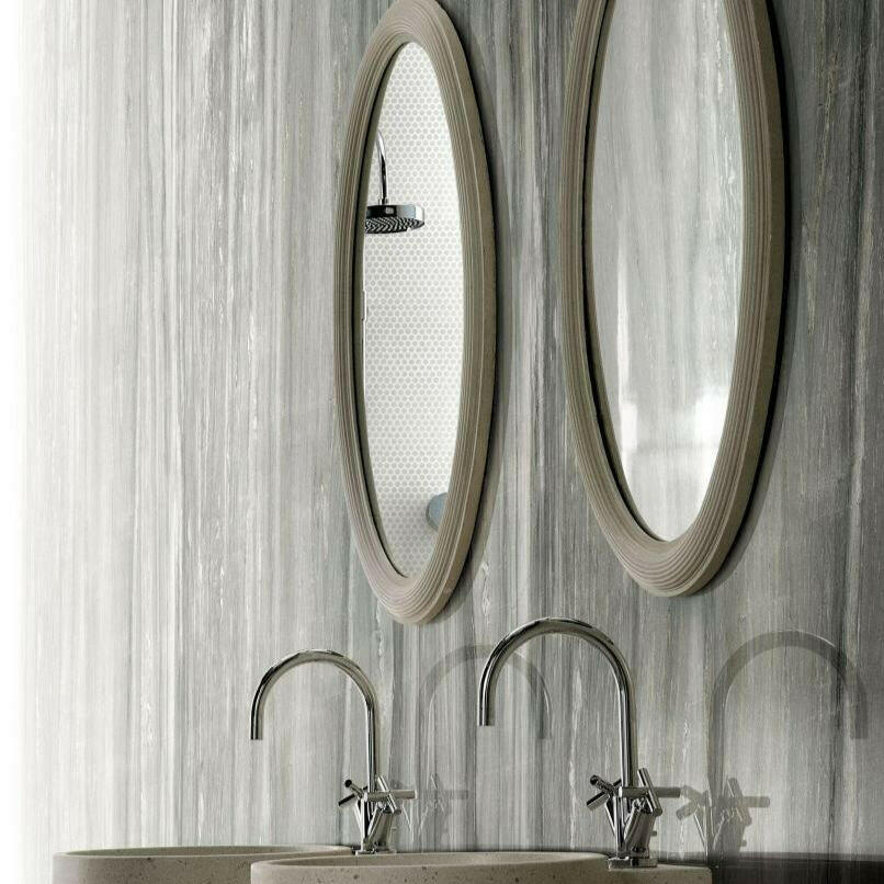 24x48 Prexious Pearl Attraction Glossy Marble Look Porcelain Tile-American Tile Depot