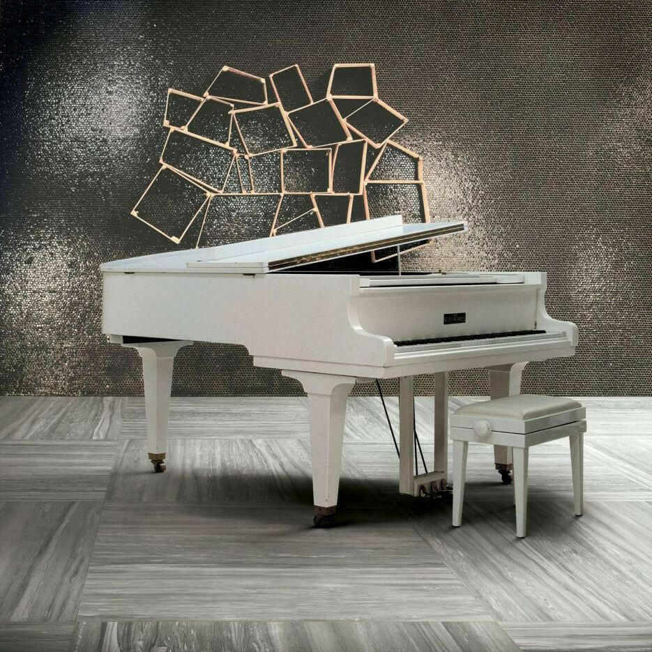 24x48 Prexious Pearl Attraction Glossy Marble Look Porcelain Tile-American Tile Depot