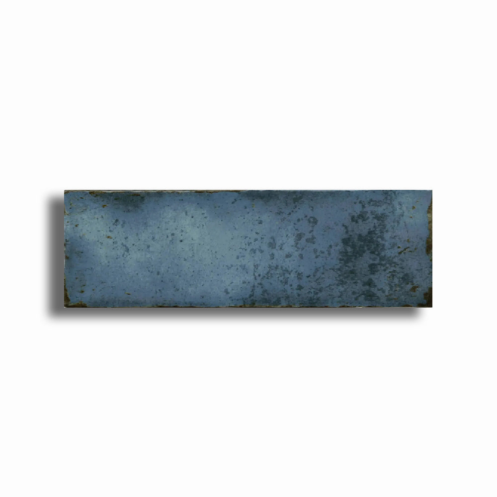 2.5x8 Amazonia Sapphire Polished Wall Subway Tile - American Tile Depot