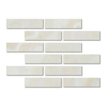 2 X 8 Premium White Onyx CROSS-CUT Polished Tile-American Tile Depot