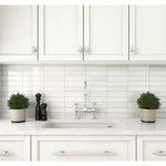 2.5x10 Limit Blanc Polished Porcelain Wall Tile 2.5x10 Limit Blanc Polished Porcelain Wall Tile - American Tile Depot