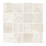 2.5x3 HCL Climb Bianco Mosaico Matte Travertine Look Porcelain Mosaic Tile 2.5x3 HCL Climb Bianco Mosaico Matte Travertine Look Porcelain Mosaic Tile - American Tile Depot