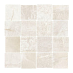 2.5x3 HCL Climb Bianco Mosaico Matte Travertine Look Porcelain Mosaic Tile 2.5x3 HCL Climb Bianco Mosaico Matte Travertine Look Porcelain Mosaic Tile - American Tile Depot