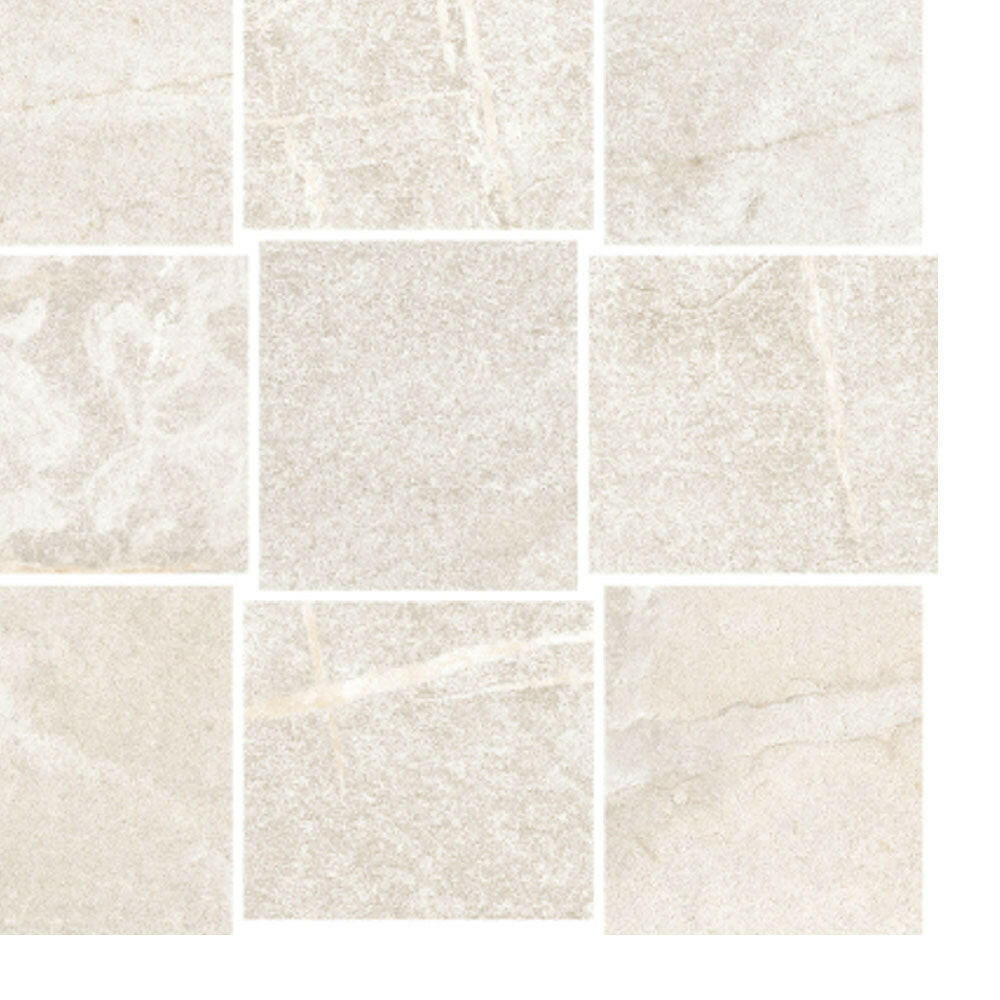 2.5x3 HCL Climb Bianco Mosaico Matte Travertine Look Porcelain Mosaic Tile 2.5x3 HCL Climb Bianco Mosaico Matte Travertine Look Porcelain Mosaic Tile - American Tile Depot