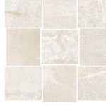 2.5x3 HCL Climb Bianco Mosaico Matte Travertine Look Porcelain Mosaic Tile 2.5x3 HCL Climb Bianco Mosaico Matte Travertine Look Porcelain Mosaic Tile - American Tile Depot
