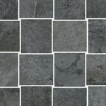 2.5x3 HCL Climb Black Mosaico Matte Travertine Look Porcelain Mosaic Tile 2.5x3 HCL Climb Black Mosaico Matte Travertine Look Porcelain Mosaic Tile - American Tile Depot