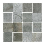 2.5x3 HCL Climb Gray Mosaico Matte Travertine Look Porcelain Mosaic Tile 2.5x3 HCL Climb Gray Mosaico Matte Travertine Look Porcelain Mosaic Tile - American Tile Depot