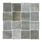 2.5x3 HCL Climb Gray Mosaico Matte Travertine Look Porcelain Mosaic Tile 2.5x3 HCL Climb Gray Mosaico Matte Travertine Look Porcelain Mosaic Tile - American Tile Depot