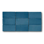 2.5x5 Azure Coast Azul Stone Look Glossy Ceramic Wall Tile 2.5x5 Azure Coast Azul Stone Look Glossy Ceramic Wall Tile - American Tile Depot