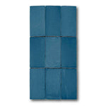 2.5x5 Azure Coast Azul Stone Look Glossy Ceramic Wall Tile 2.5x5 Azure Coast Azul Stone Look Glossy Ceramic Wall Tile - American Tile Depot