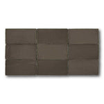 2.5x5 Azure Coast Bronce Stone Look Glossy Ceramic Wall Tile 2.5x5 Azure Coast Bronce Stone Look Glossy Ceramic Wall Tile - American Tile Depot
