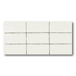 2.5x5 Azure Coast White Stone Look Glossy Ceramic Wall Tile 2.5x5 Azure Coast White Stone Look Glossy Ceramic Wall Tile - American Tile Depot