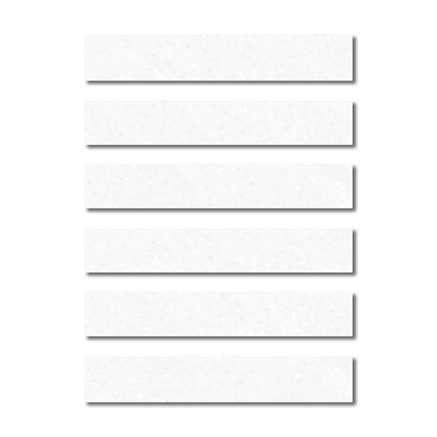 Special Cut | 2x12 Thassos White Marble Honed Tile