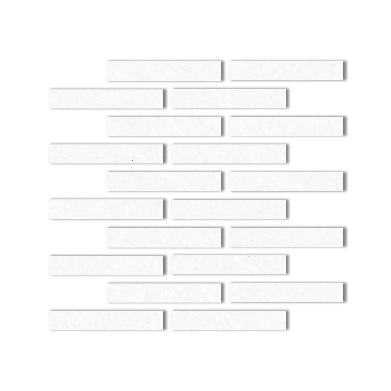 Special Cut | 2x12 Thassos White Marble Honed Tile - American Tile Depot