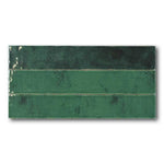 2x16 Marrakech Emerald Green Contemporary Glossy Ceramic Wall Tile - American Tile Depot