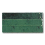 2x16 Marrakech Emerald Green Contemporary Glossy Ceramic Wall Tile - American Tile Depot