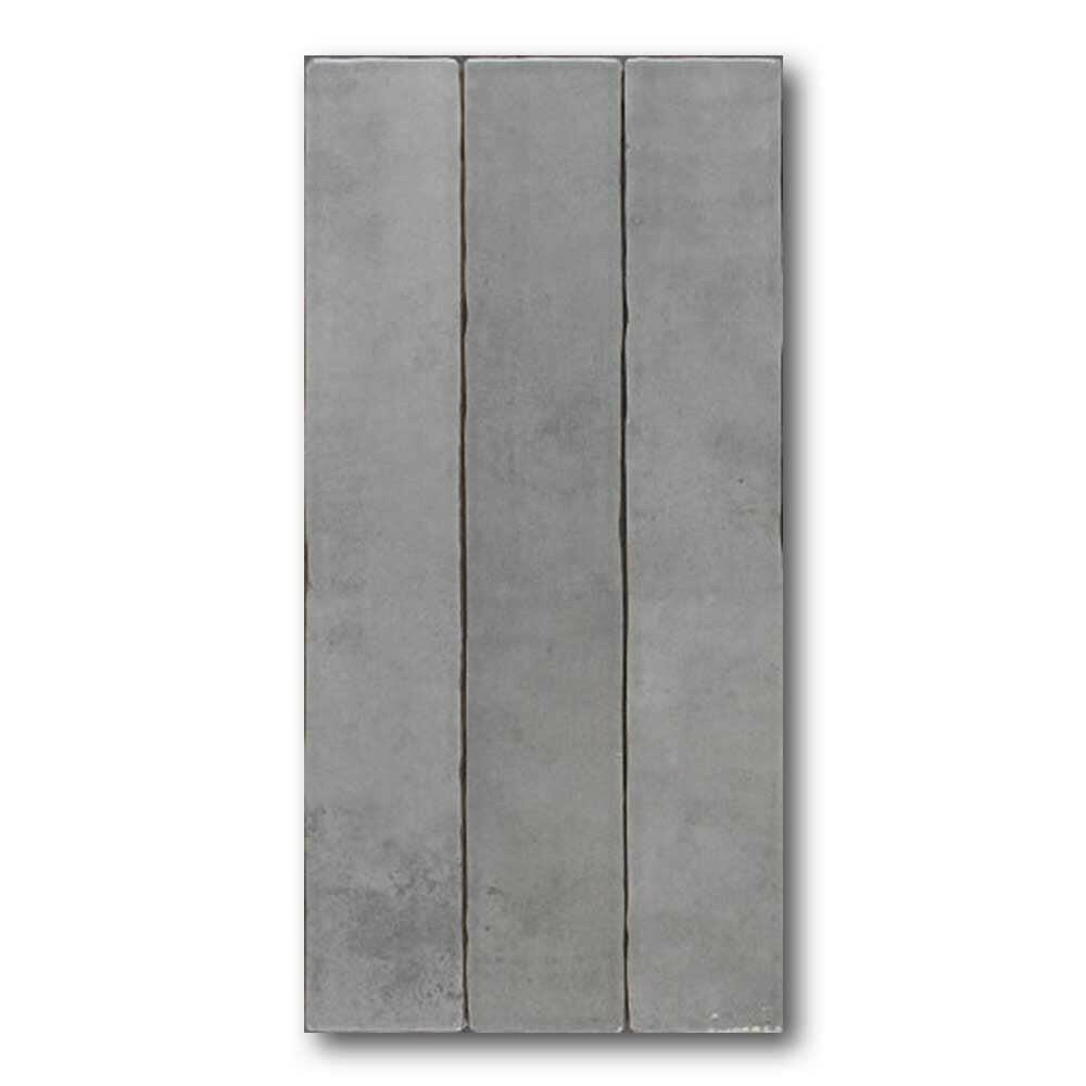 2x16 Marrakech Tender Gray Contemporary Glossy Ceramic Wall Tile