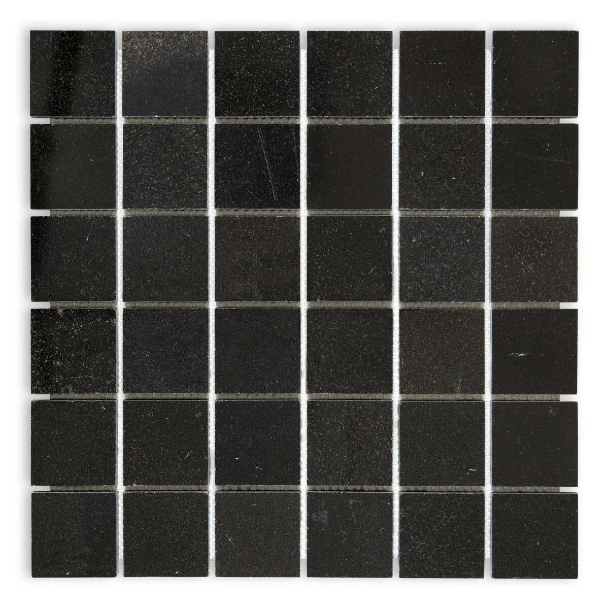 2x2 Absolute Black Granite Polished Mosaic Tile 2x2 Absolute Black Granite Polished Mosaic Tile - American Tile Depot