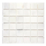 2x2 Afyon White Marble Polished Mosaic Tile 2x2 Afyon White Marble Polished Mosaic Tile - American Tile Depot